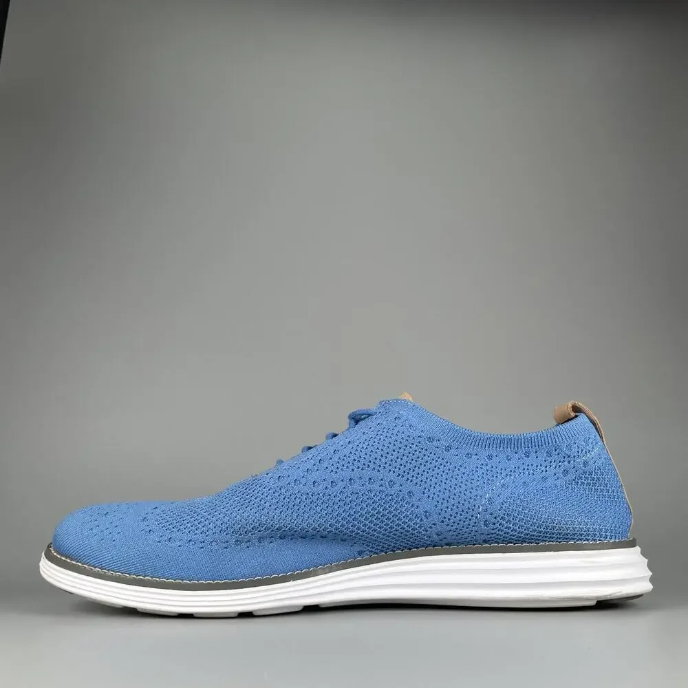 Cole Haan OriginalGrand Men's Size 14 M Blue Knit Casual Dress Sneakers Shoe GUC